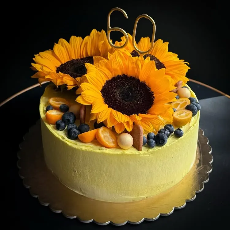 fairyy cakes torta slnecnice